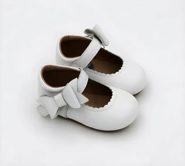Lilien Side Bow Mary Jane – White
