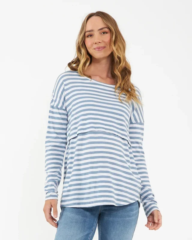 Lionel Long Sleeve Nursing Tee