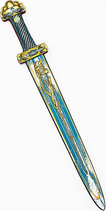 Liontouch Pretend-Play Foam Harald Viking Sword – Blue