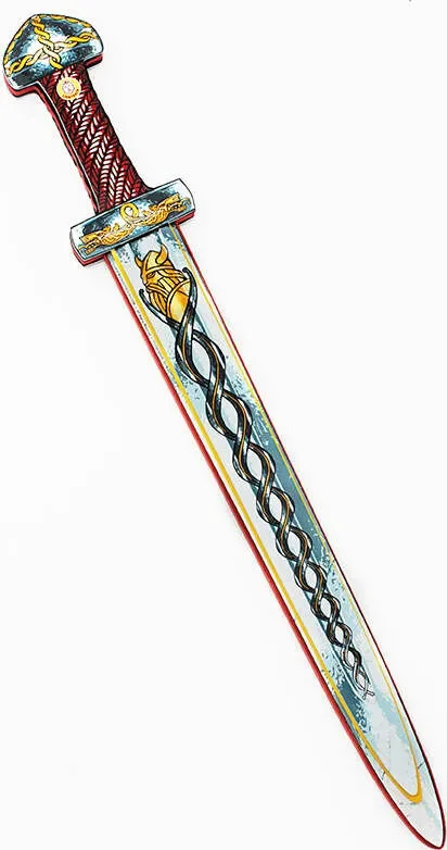 Liontouch Pretend-Play Foam Harald Viking Sword – Red