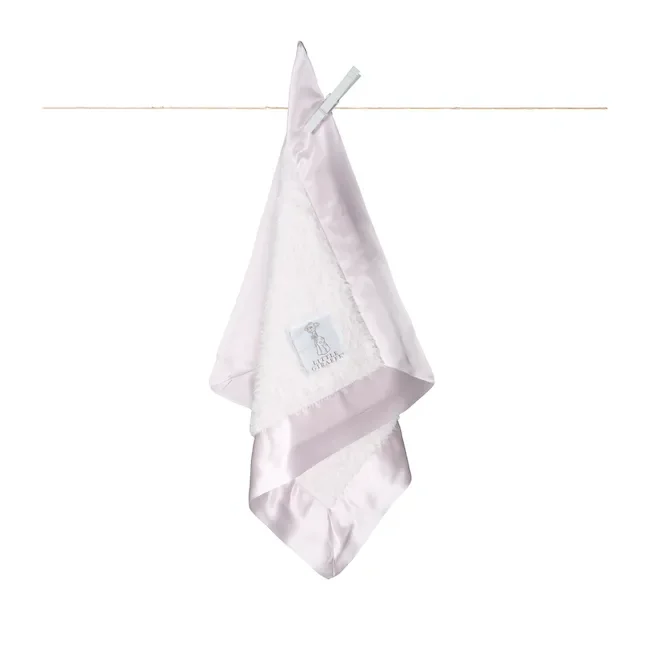 Little Giraffe Chenille Pink Blanky