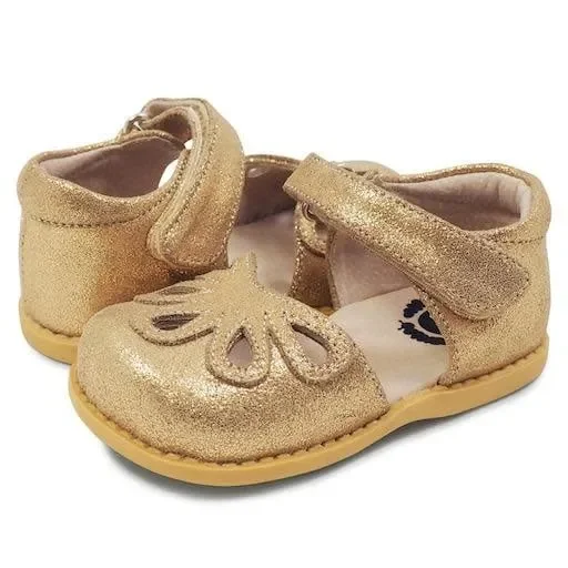 Livie & Luca Petal Golden Shimmer Shoe