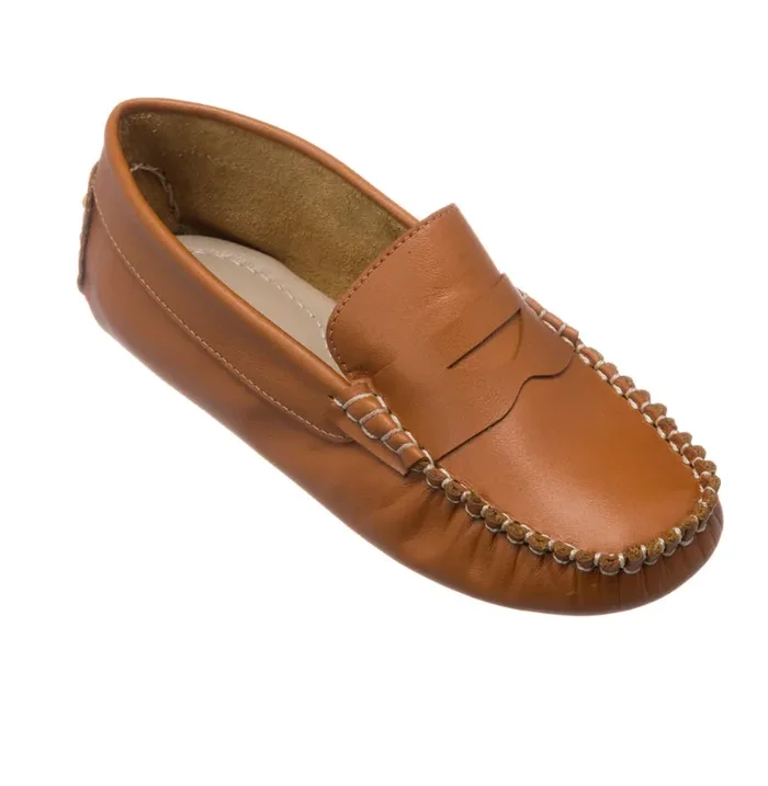 Logan Moccasin Shoes natural brown