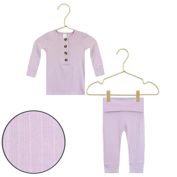Lola Ribbed Top and Bottoms Set