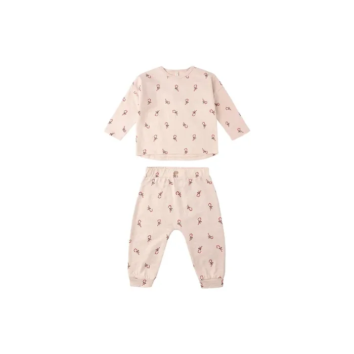 LONG SLEEVE TEE + PANT SET || CANDY CANES