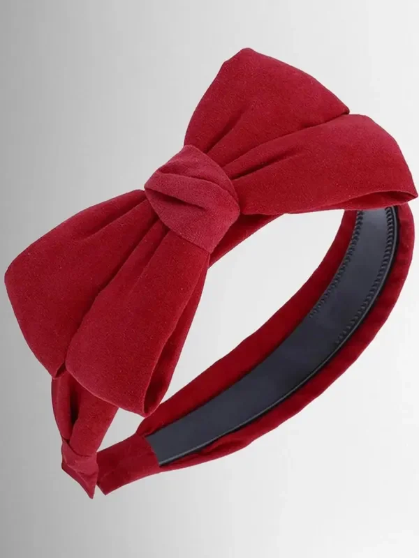 Look At Me Red Bow Headband