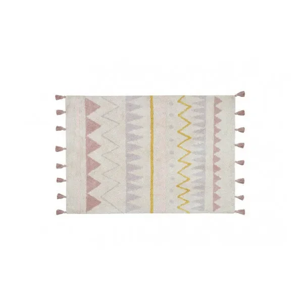 Lorena Canals Azteca Rug Small in Natural/Vintage Nude