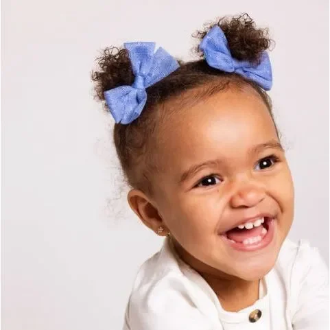 Lou Lou & Company Tulle Bow Clips – Pigtail Set