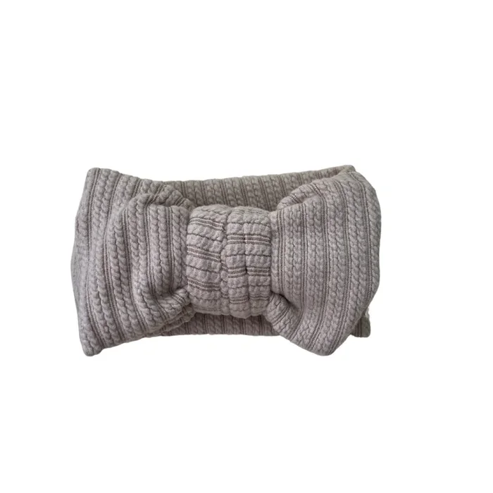 Luna + Luca Top Knot Headband – Tan