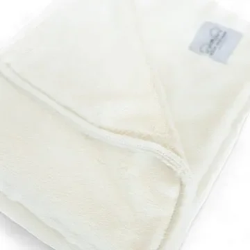 Luxury Borderless Blanket – Ivory