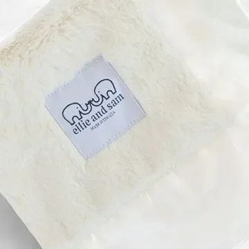 Luxury Satin Border Lovey – Ivory
