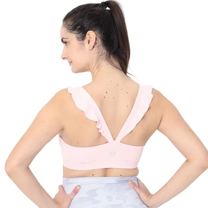 Madison – Medium Support Nursing Sport Bra (blush Pink)