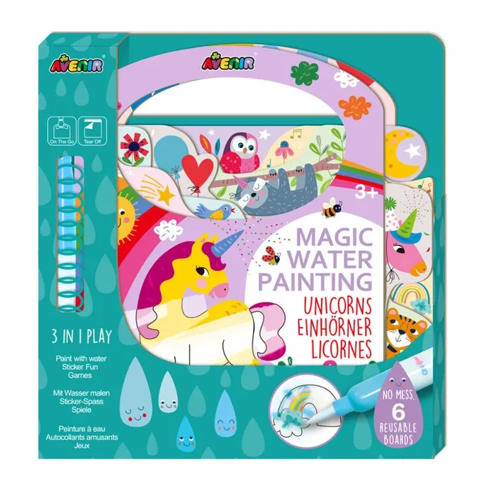 Magic Water Painting Book UNICORNS