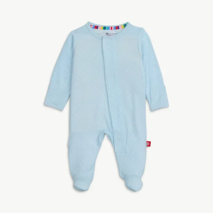 Magnetic Footie | Pin Dot Blue