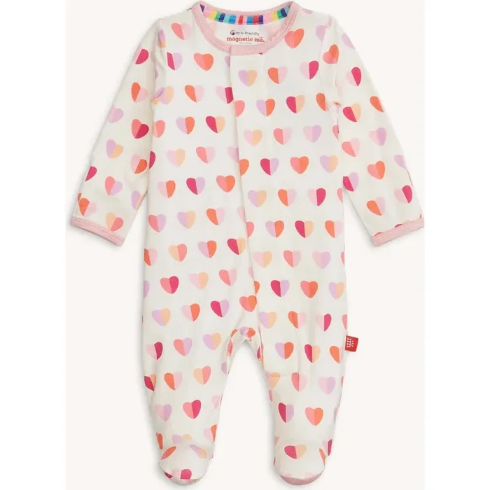 Magnetic Parent Favorite Footie – Pink XOXO