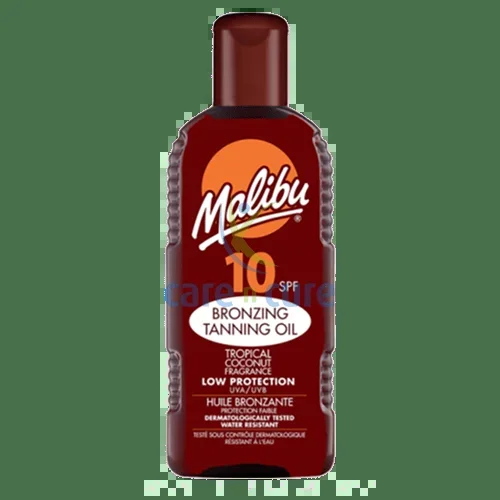 Malibu 10Spf Bronzing Tanning Oil 200ml