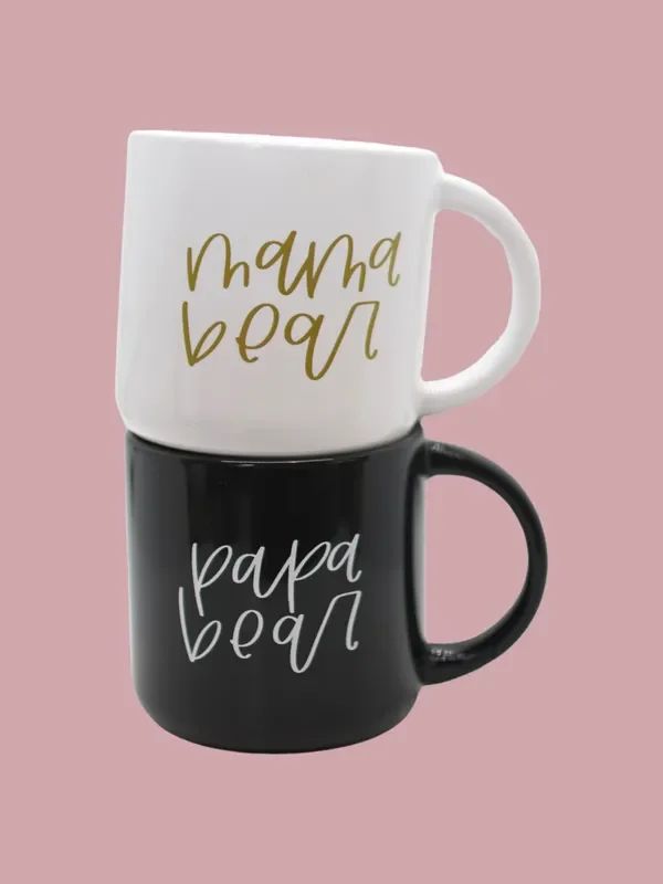 Mama Bear + Papa Bear Mug Set – New