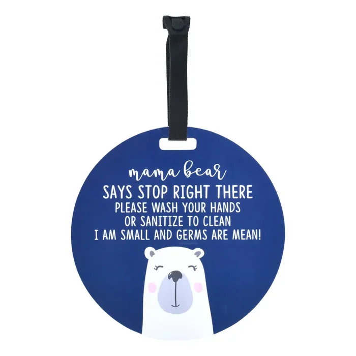 Mama Bear Please Don’t Touch My Baby Car Seat Sign Tag