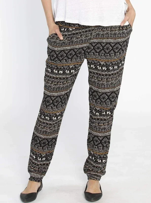 Maternity Comfortable Harem Pants – Ankara Print