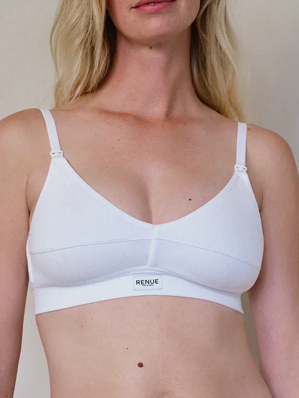 Maternity Nursing Bra in White