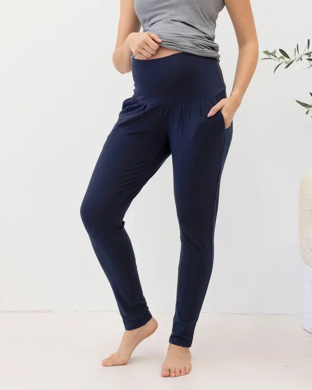Maternity Ultra Soft Lounge Pants in Navy