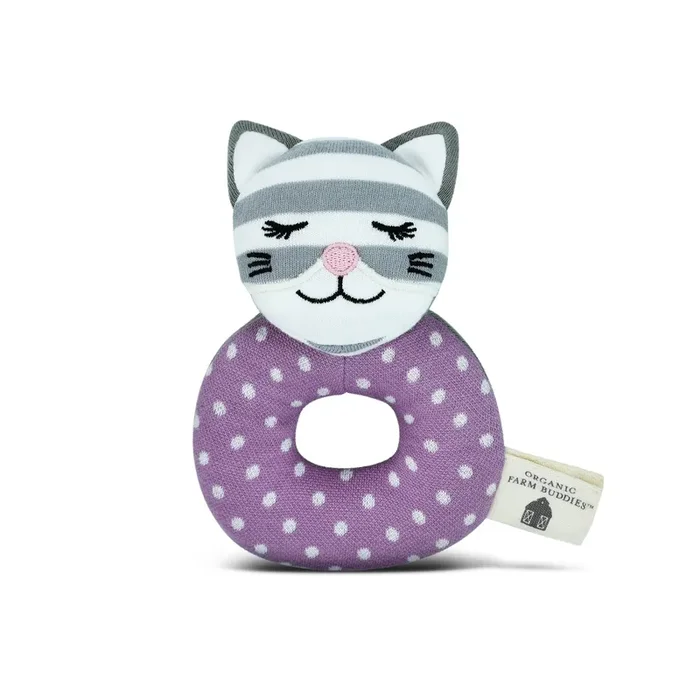 Maude The Kitty – Teething Rattle