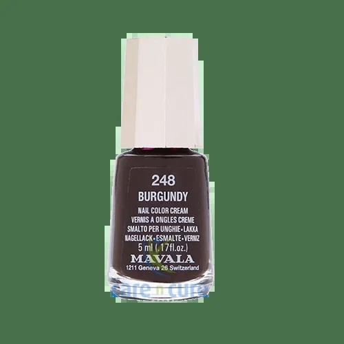 Mavala Nail Polish 248 Burgundy 5ml