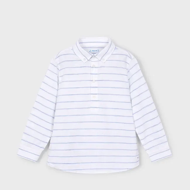 Mayoral Boy Long Sleeve Polo Shirt