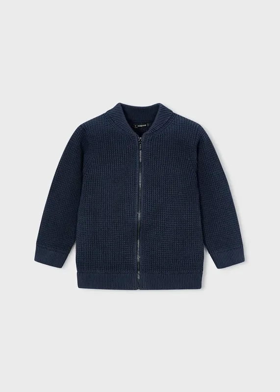 Mayoral Boys Knit Zipper Cardigan