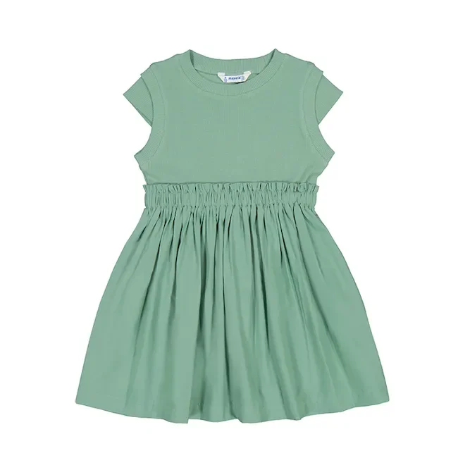 Mayoral Ribbed Combined Dress