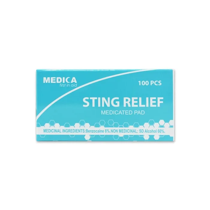 Medica Sting Relief Medicated 65 X 30 mm 100 Pieces