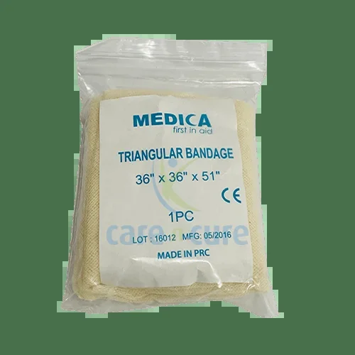 Medica Triangular Gauze Bandage With 2 Pins 36 X 36 X 51
