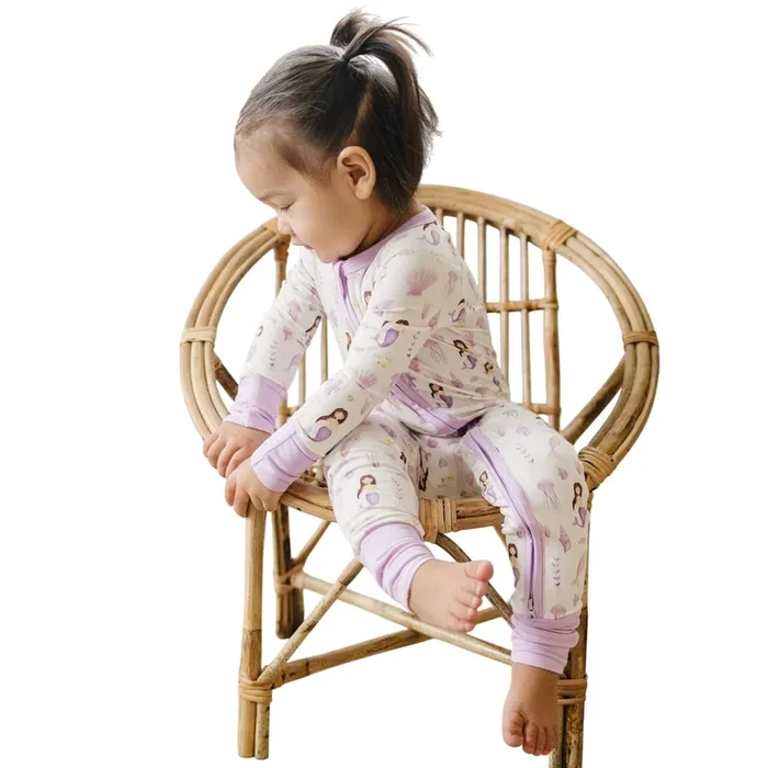 Mia’s Mermaids Bamboo Zippy Romper