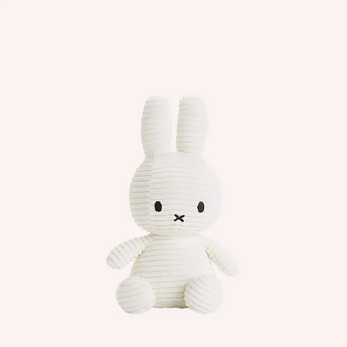 Miffy Corduroy Plush – Offwhite (23 cm)
