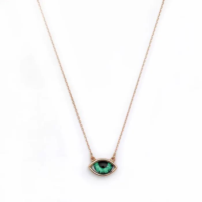 Mikki Green Eye Necklace