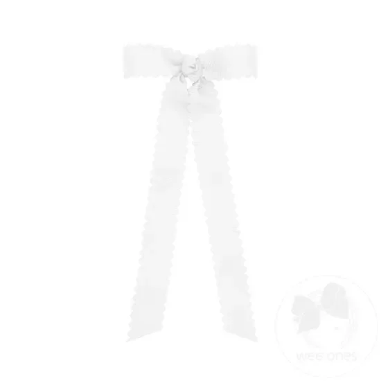 Mini Scalloped Edge Streamer Bow (Knot Wrap)