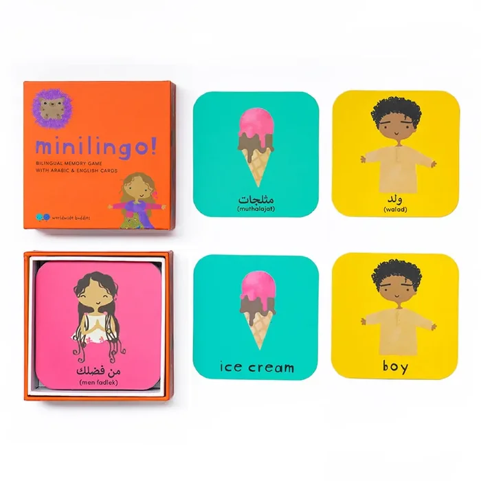 Minilingo, English/Arabic Flashcards