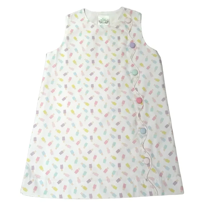 Mint Magnolia Sara Scalloped Shift Tremont Twin Pops