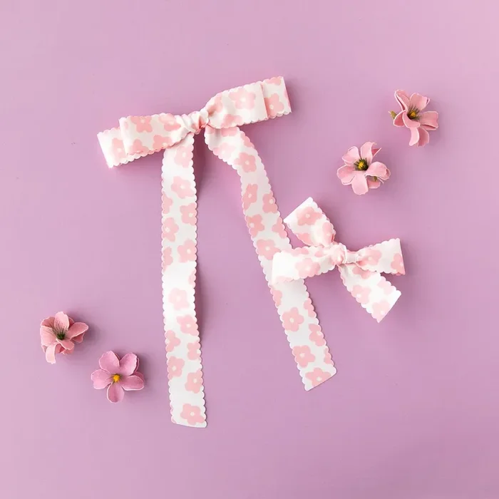 Mod Daisy – Pink | Statement Ribbon Bow