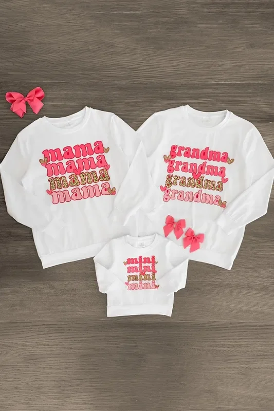 Mom & Me – “Grandma, Mama & Mini ” Top