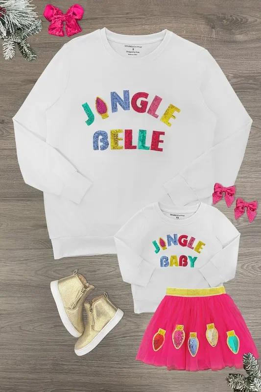 Mom & Me – “Jingle Belle & Jingle Baby ” Skirt Set