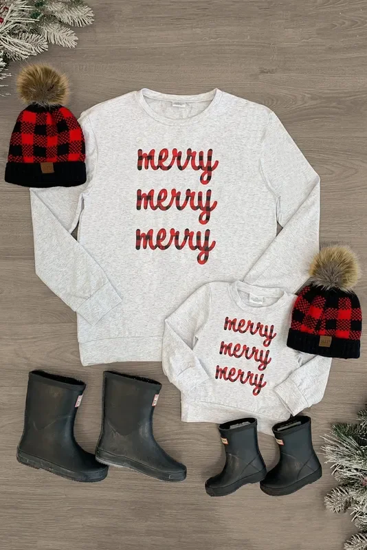 Mom & Me – “Merry Merry Merry ” Top