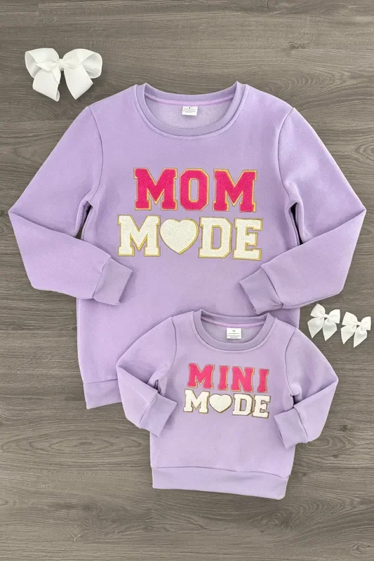 Mom & Me – “Mom & Mini Mode ” Pullover Sweater