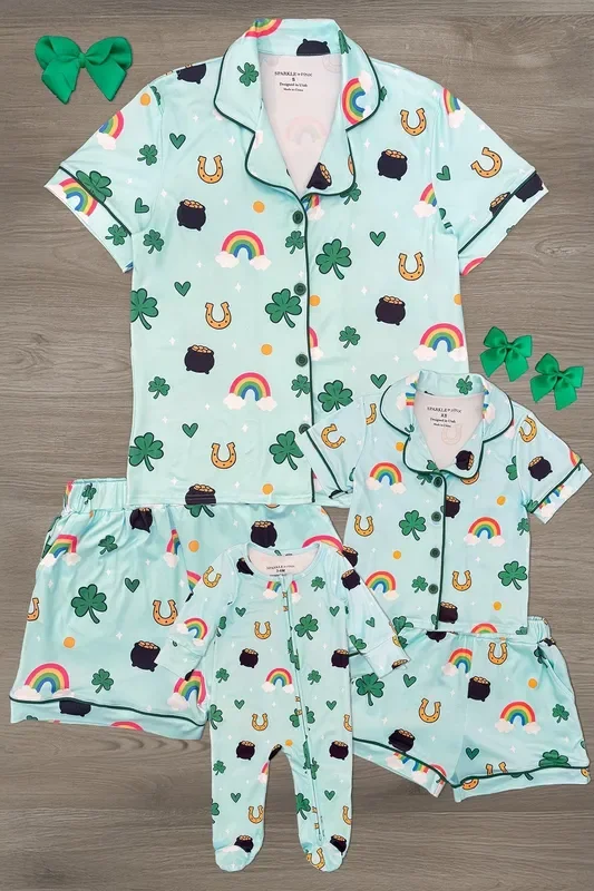 Mom & Me – Lucky Mint Pajamas