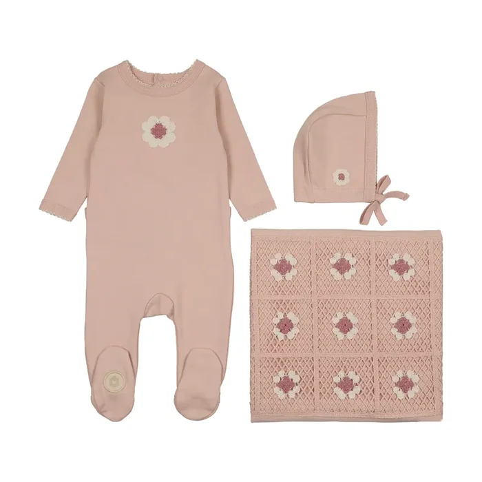 Mon Tresor Bebe Geo-Floral Layette Set