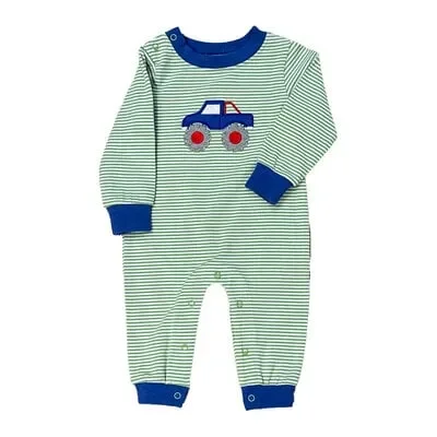 Monster Truck Boy’s Romper