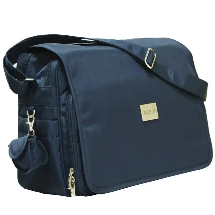 Moon – 4Ever Messenger Diaper Bag – Blue