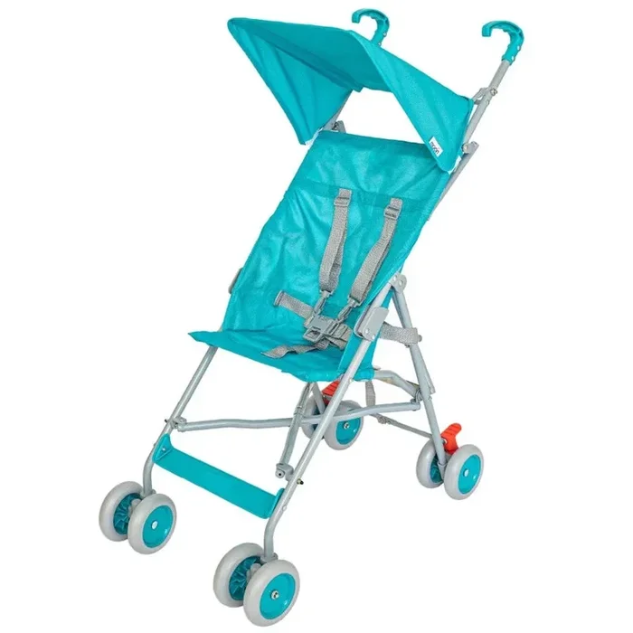 Moon – Jet-Light Weight/Compact Fold Buggy Stroller – Light Blue