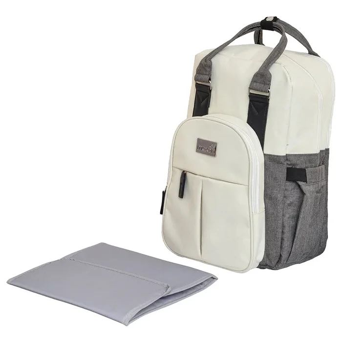 Moon – Luca Diaper Backpack (Grey Melange)