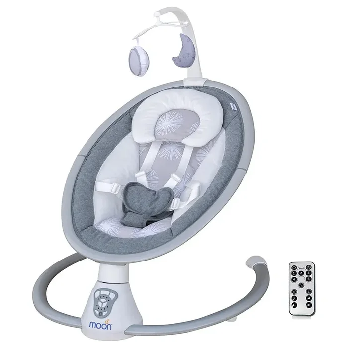 Moon – Musical Baby Swing (Grey)